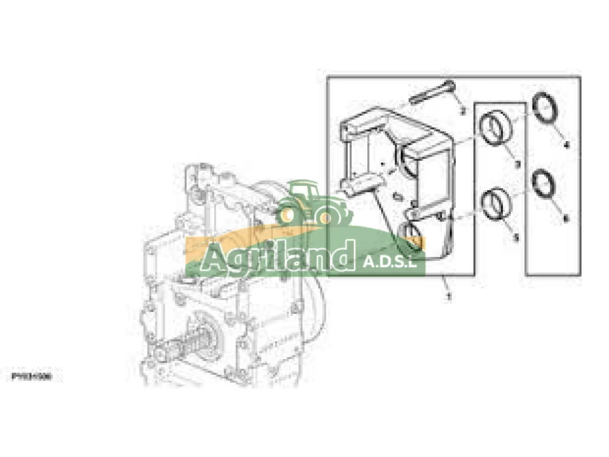 KIT SUPPORT DE PRISE DE FORCE ARR  LP : 1854