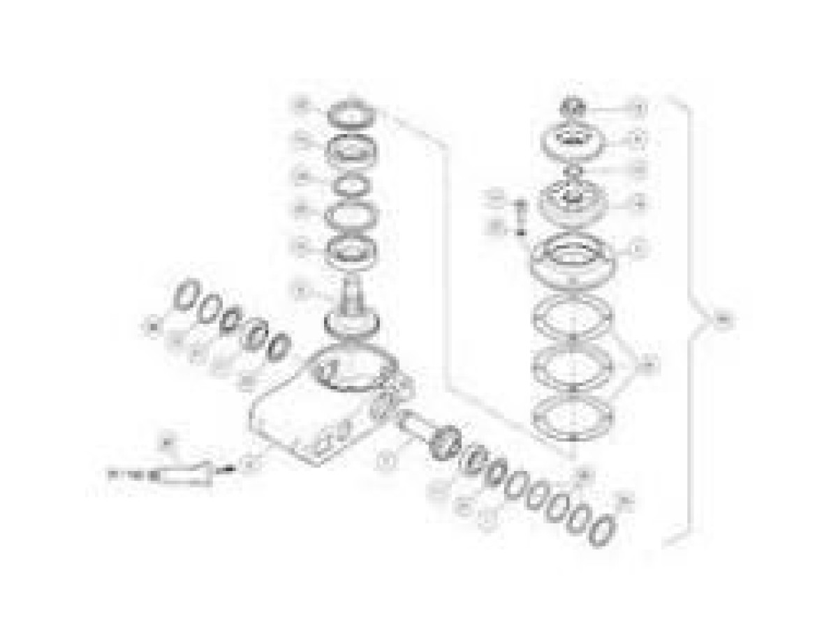 MODULE MENANT COMPLET (ARBRE, CARDAN, COUPLE CONIQUE, BOITIER) SANS DISQUE DE COUPE
