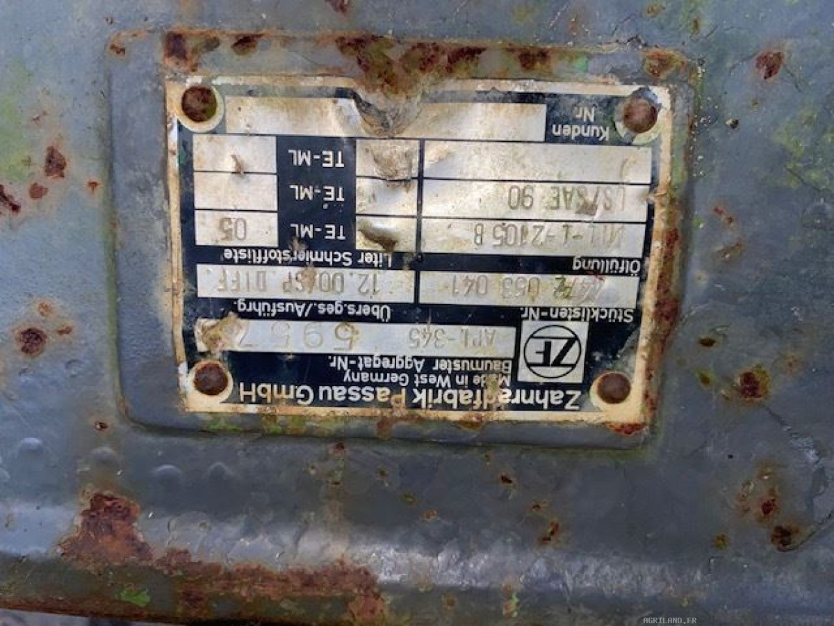 PONT AVANT SANS COUPLE CONIQUE APL 345