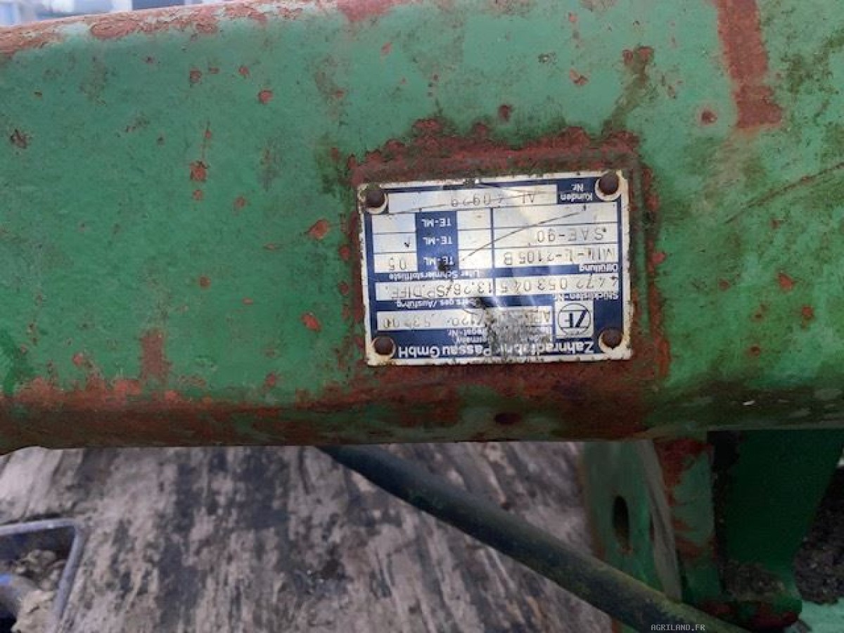 PONT AV SANS REDUCTEUR APL 345/120 + BERCEAU