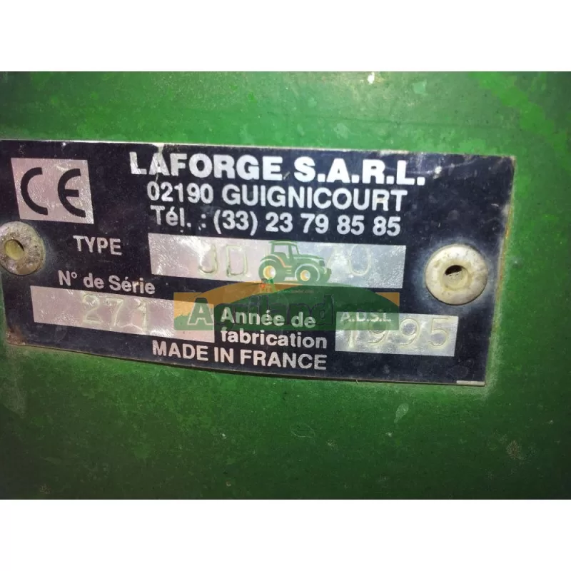 Relevage Avant Laforge John Deere