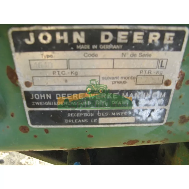 JOHN DEERE Moteur 6359 Tl