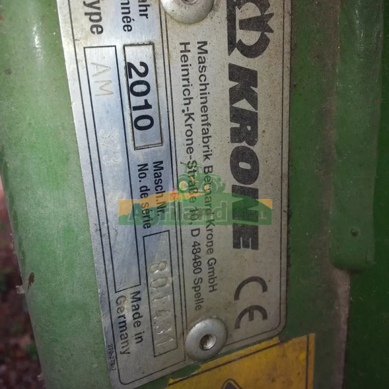 Faucheuse Krone Am 323