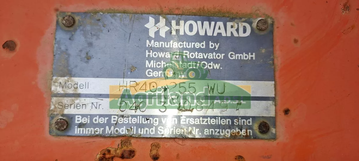 HOWARD  HR 40 255 WU